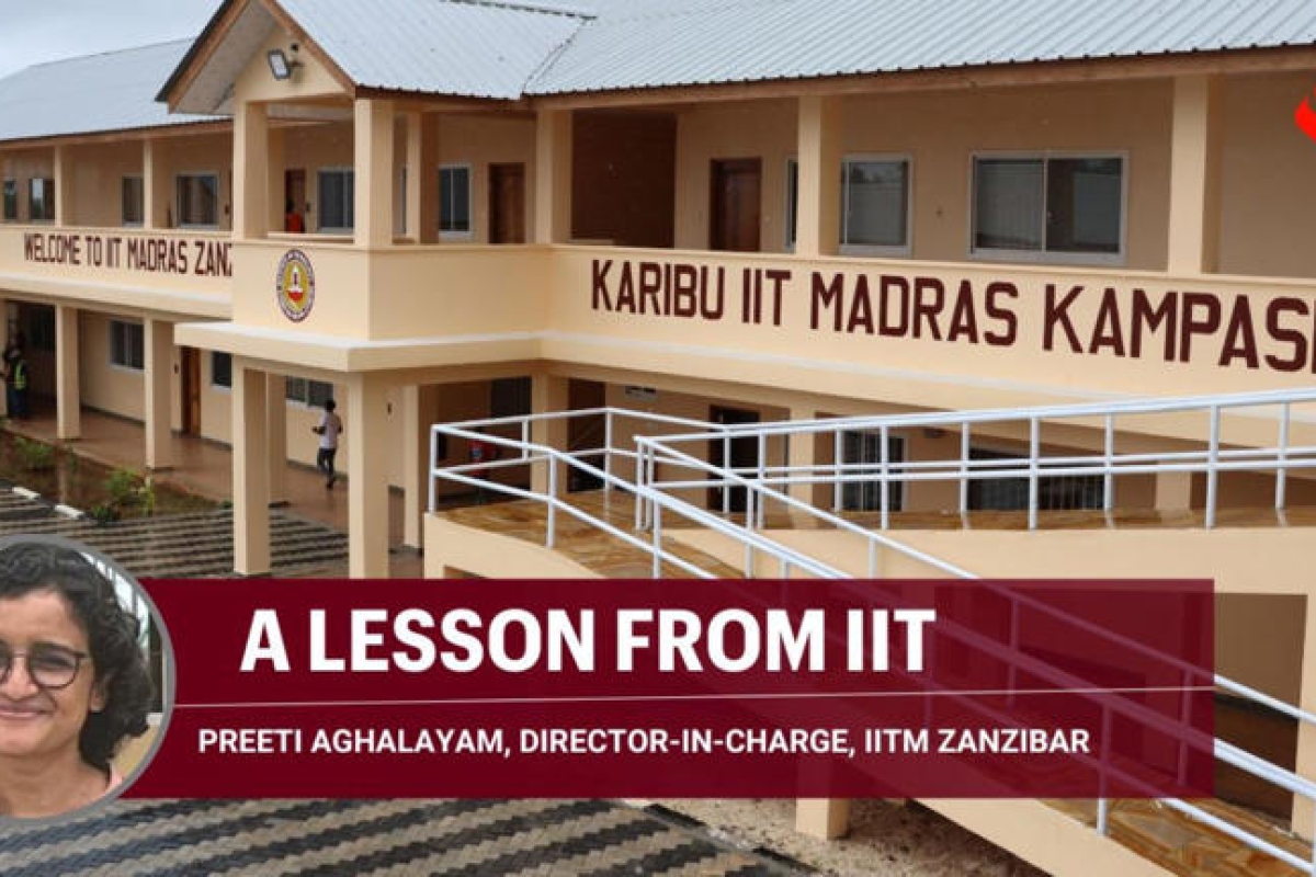 A Lesson from IIT: Why should Indians consider heading to IIT Zanzibar?